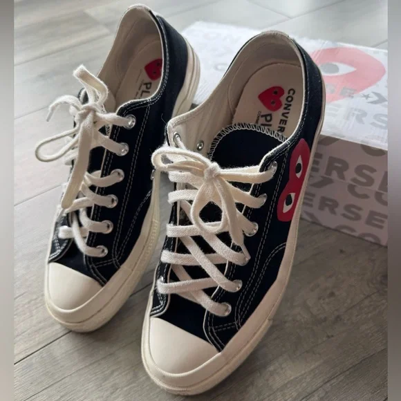 Converse x PLAY Comme des Garçons Chuck 70/ Worn 2 times only - Picture 5 of 8